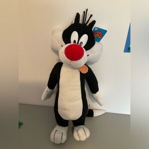 Looney tunes Sylvester The Cat plush with tags